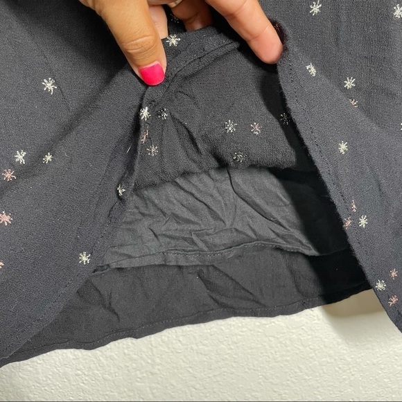 Label Ritu Kumar Black Celestial Ruffle Dress - Picture 11 of 11